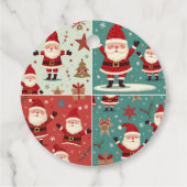 kersttassen bedankjes labels (Achterkant)