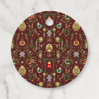 kersttassen bedankjes labels