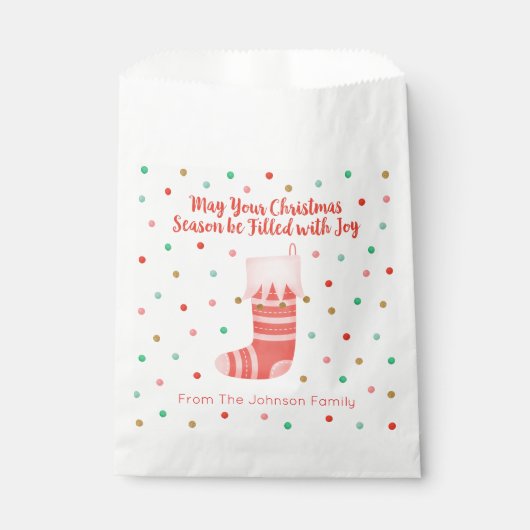 kersttassen bedankzakje (Voorkant)