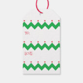 kersttassen kersttassen cadeaulabel (Achterkant)