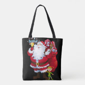 Kersttassen voor vrouwen, Sinterklaas Tote Bag (Achterkant)