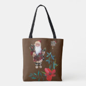 Kersttassen voor vrouwen, Sinterklaas Tote Bag (Achterkant)