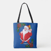 Kersttassen voor vrouwen, Sinterklaas Tote Bag (Achterkant)