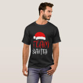 Kerstteam Kerstman Matching Familie Kerstmis T-shirt (Voorkant volledig)