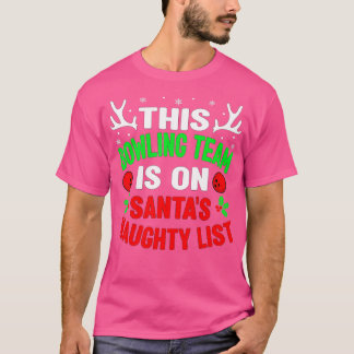 kerstteam op de Santas Naughty List-Mannen T-shirt