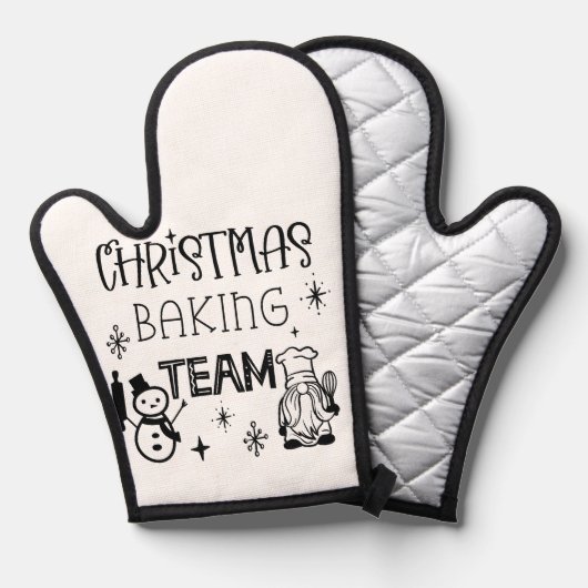 kerstteam ovenwant (Voorkant / Achterkant)