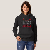 Kerstteam rendiertraining Squad Red Hoodie (Voorkant volledig)