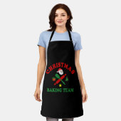 kerstteam schort (Gedragen)