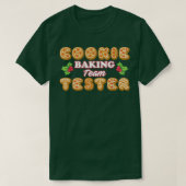 kerstteam Shirt koekjesbakkerij (Design voorkant)