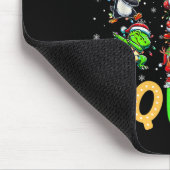 Kerstteam Sinterklaas Elf Squad Kerst Overeenkomen Muismat (Hoek)