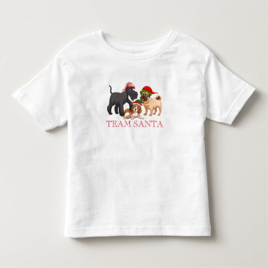 Kerstteam Sinterklaas Kinderen T-Shirt (Voorkant)