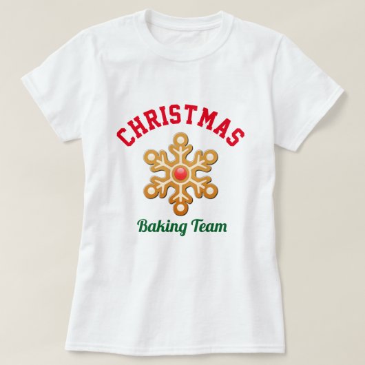 kerstteam t-shirt (Design voorkant)