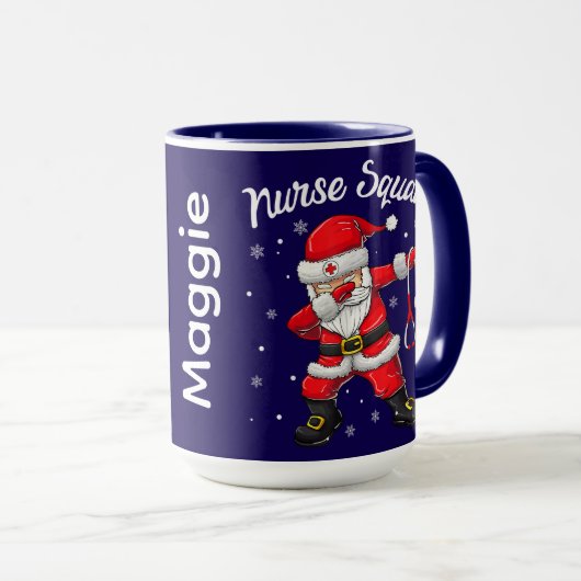 Kerstteam verpleegkundigen mok (Voorkant rechts)