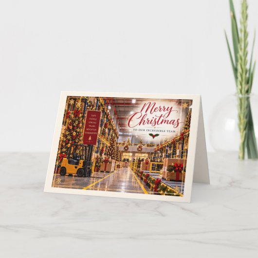 Kerstteam Waardering Kaart (Voorkant)