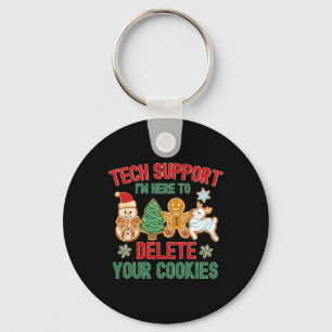 Kersttechnische ondersteuning hier om Xmas-cookies Sleutelhanger