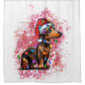 kerstteckel douchegordijn (Voorkant)