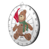 KerstTeddy Bear Dartbord (Voorkant Rechts)