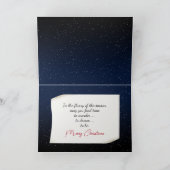 KerstTeddy Bear in Window Feestdagen Kaart (Binnen)