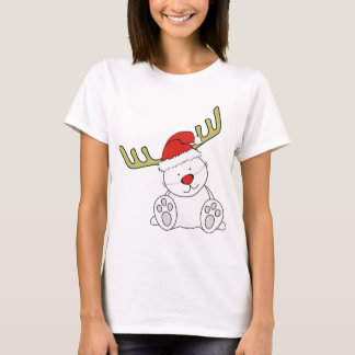 Kerstteddy Bear Reindeer T-shirt