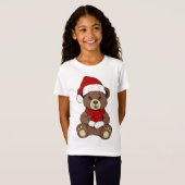 KerstTeddy Bear T-shirt (Voorkant volledig)