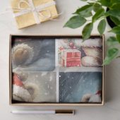 KerstTeddy Bear Tissuepapier (Geschenk)