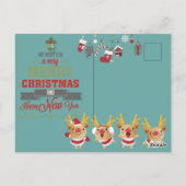 KerstTeddy Briefkaart (Achterkant)