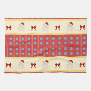 Kerstteddy Kitchen Towel Theedoek