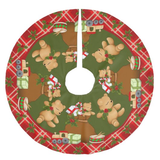 kerstteddyberen kerstboom rok (Voorkant)