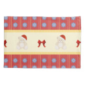 KerstteddyKussensloop Kussensloop (Achterkant)