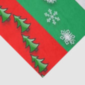 kersttefietenpapier, kerstman tissuepapier (Detail)