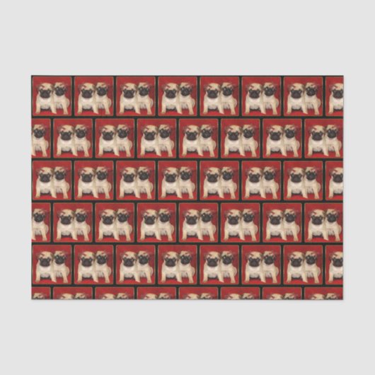 kerstteflap tissuepapier (Voorkant)