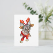 kersttefynx Poster T-Shirt Grocery Bag Briefkaart (Staand voorkant)