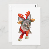 kersttefynx Poster T-Shirt Grocery Bag Briefkaart (Voorkant / Achterkant)