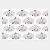 kersttekenfilms inpakpapier vel (Voorkant 3)