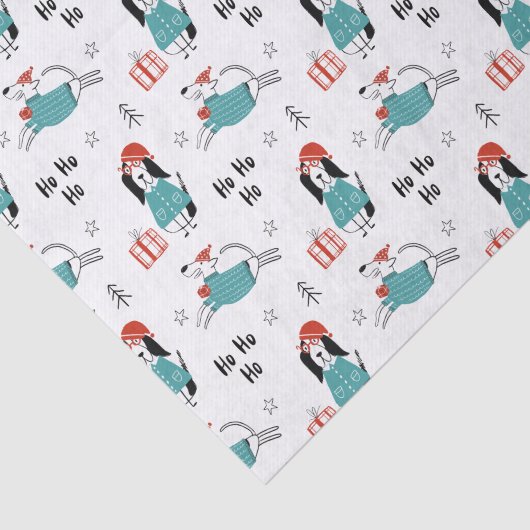 kersttekenfilms tissuepapier (Detail)