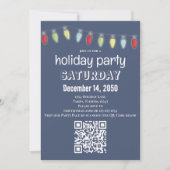 kersttekenfilms Whimsical Cute Typografie Kaart (Voorkant)