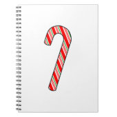 kersttekening met snoepriet notitieboek (Voorkant)