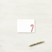 kersttekening met snoepriet post-it® notes (Op bureau)