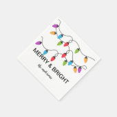 kersttekenlampjes, speciaal papier servet (Hoek)