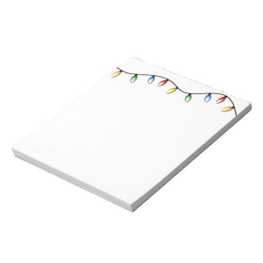 Kersttekenpapier Notitieblok (Linkerzijde)