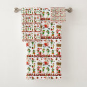 kersttekens bad handdoek (Insitu)