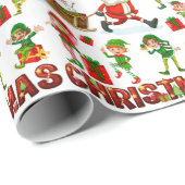 kersttekens cadeaupapier (Rol Hoek)