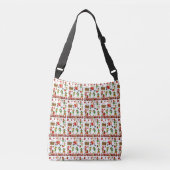 kersttekens crossbody tas (Voorkant)