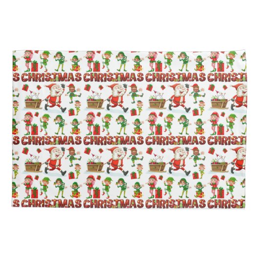 kersttekens kussensloop (Achterkant)