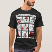 kersttekens rond de wereld t-shirt (Voorkant)