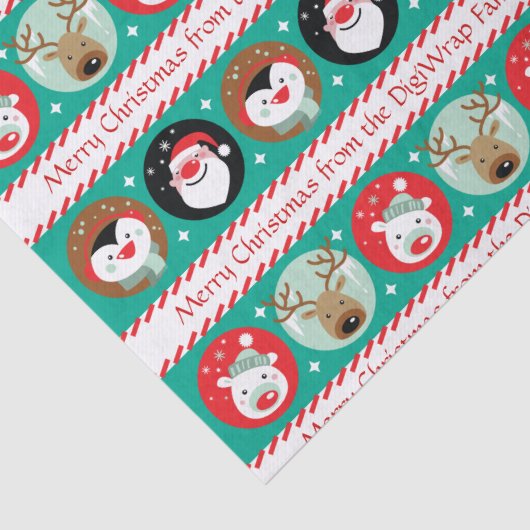 kersttekens tissuepapier (Detail)