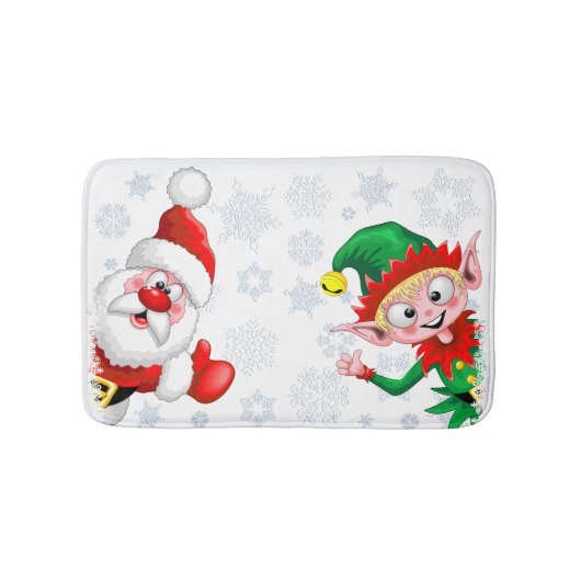 Kersttekens voor kerstmis en kerstmis voor kerstmi badmat (Voorkant)