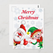 Kersttekens voor kerstmis en kerstmis voor kerstmi briefkaart (Voorkant / Achterkant)