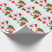 Kersttekens voor kerstmis en kerstmis voor kerstmi cadeaupapier (Hoek)