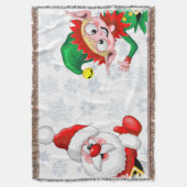 Kersttekens voor kerstmis en kerstmis voor kerstmi deken (Voorkant Verticaal)